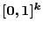 $[0,1]^{k}$