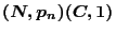 $(N,p_{n})(C,1)$