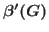 $\beta'(G)$