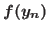 $f(y_{n})$