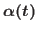 $\alpha(t)$