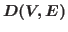 $ D(V,E)$