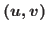 $(u,v)$