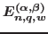 $E_{n, q, w}^{(\alpha, \beta)}$