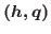 $(h,q)$