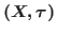 $\left(X,\tau\right)$