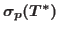 $\sigma_{p}(T^{*})$