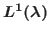 $L^{1}(\lambda)$