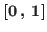 $[0\,,\,1]$