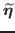 $\widetilde{\eta }$