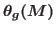 $\theta _{g}(M)$