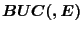 $BUC(\IR, E)$